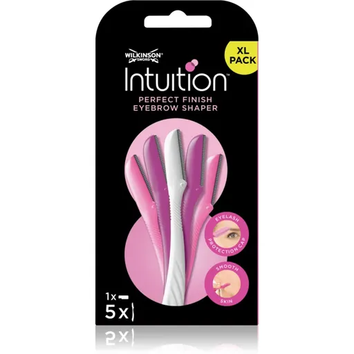 Wilkinson Sword Intuition Perfect Finish Eyebrow Shaper brici pentru sprâncene 5 buc
