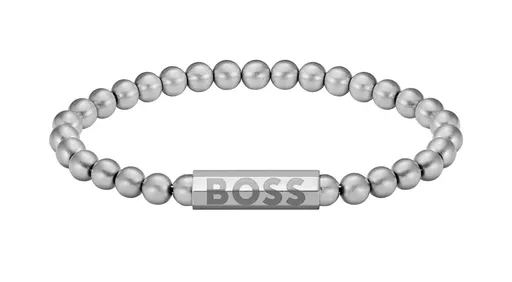 Hugo Boss Brățară din oțel cu mărgele Sphere 1580658 17,5 cm