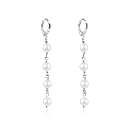 Agato Cercei din argint cu perle de apă dulce AGUC3535P-W