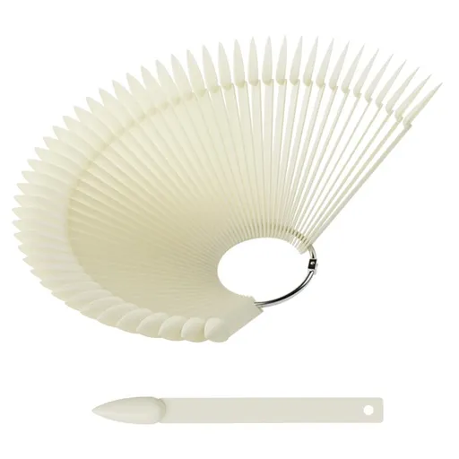 Paletă cu vârf ascuțit pentru 50 de culori - natural