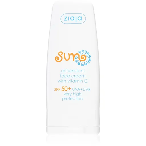 Ziaja Sun crema de fata antioxidanta cu vitamina C SPF 50+ 50 ml