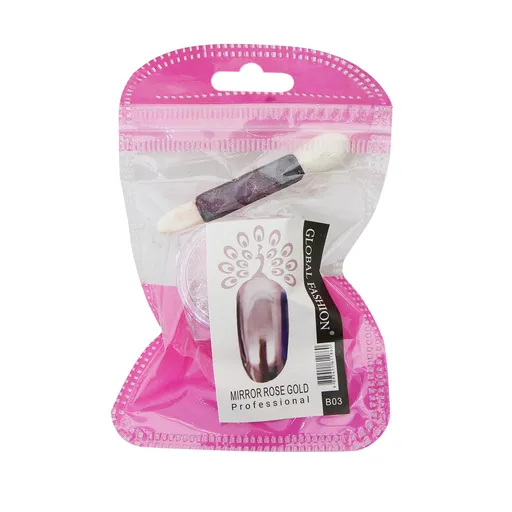 Pigment Unghii, Mirror Rose B03