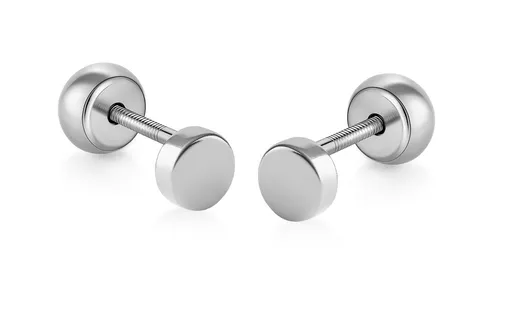 Brilio Cercei mici 2 în 1 din aur alb 14/195.501/18 Esp