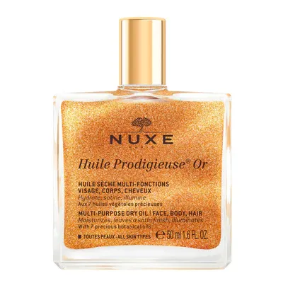 Nuxe Ulei uscat multifuncțional cu sclipici Huile Prodigieuse OR (Multi-Purpose Dry Oil) 50 ml