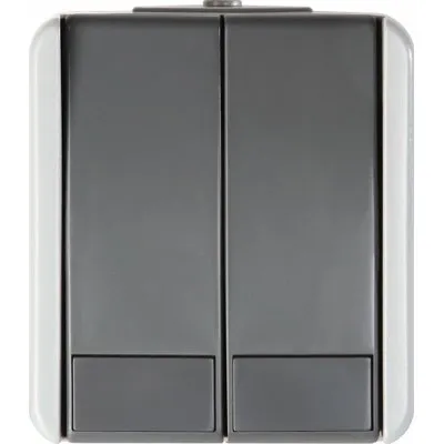 Fontana Int. Monopolar Serie 1P 10A IP44 Gri, TEM Modul TEM-SF50GY-U