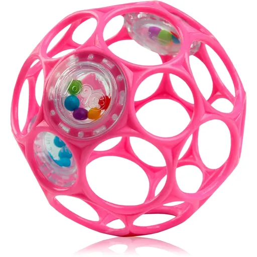 Oball Rattle jucărie zornăitoare 0 m+ Dark pink 1 buc