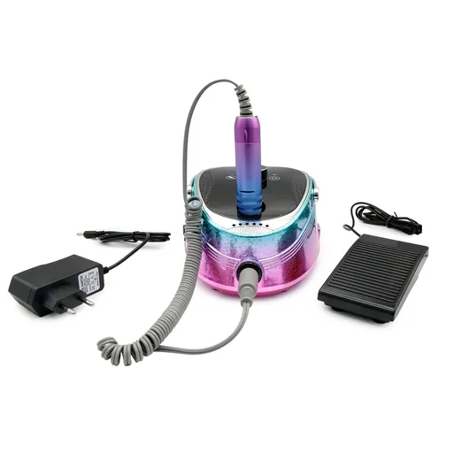 Freza (Pila) Electrica Unghii BQ730, Reincarcabila, 35000 RPM, 50W, Culoare Roz