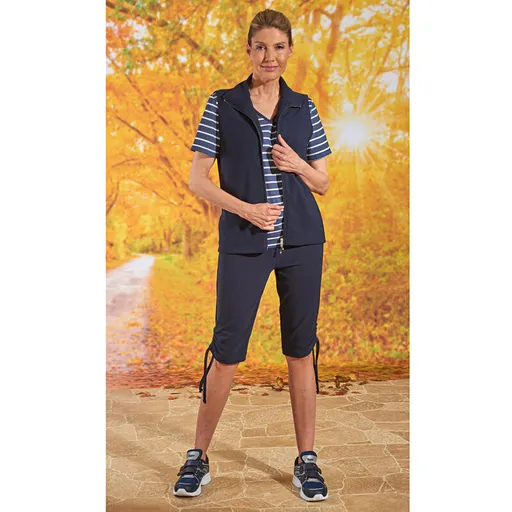 Tricou, albastru/alb