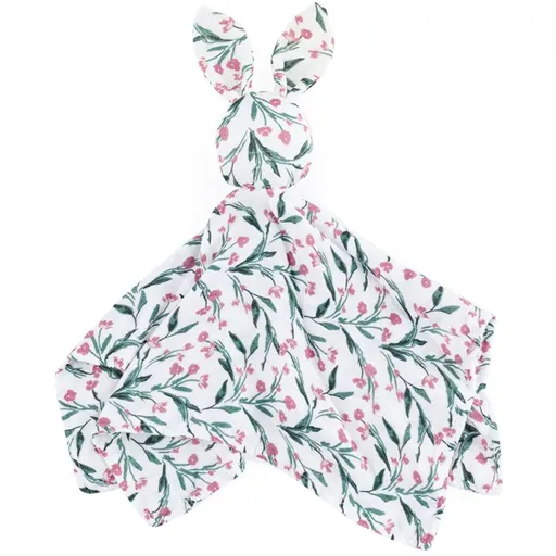 Petite&Mars Hugo Bamboo Comforter jucărie de adormit Pink Meadow 1 buc