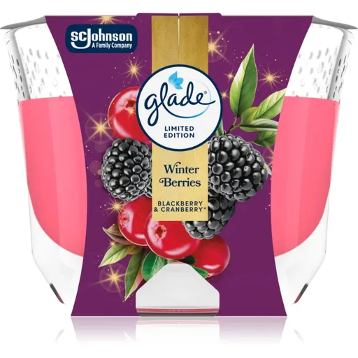 GLADE Winter Berries lumânare parfumată 204 g