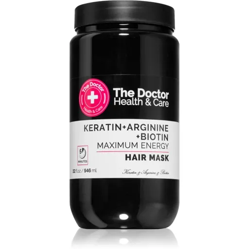 The Doctor Keratin + Arginine + Biotin Maximum Energy masca cu keratina pentru păr 946 ml
