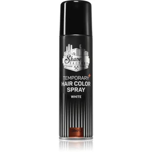 The Shave Factory Temporary Hair Color Spray spray pentru păr culoare White 150 ml