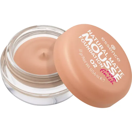 essence Fond de ten spumă Natural Matte (Mousse Foundation) 16 g 02