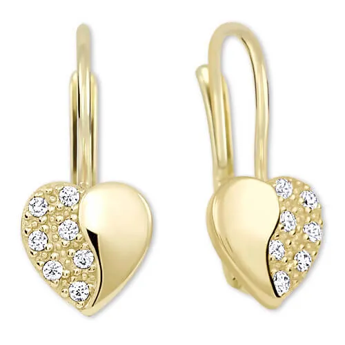 Soliter Cercei in forma de inimă cu cristale 239 001 00880