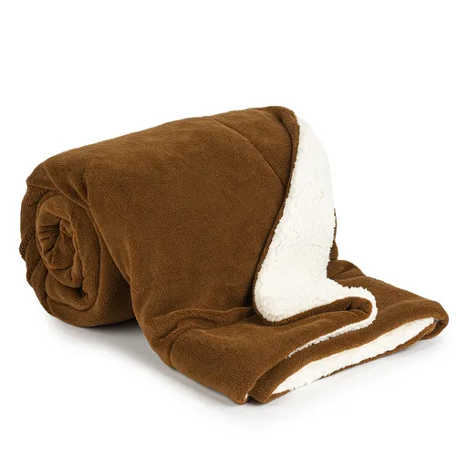 Pătură din imitație de blăniță 4Home maro închis, 150 x 200 cm, maro închis