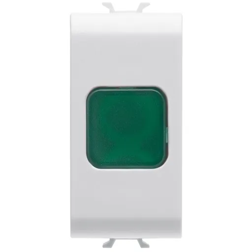 Lampa de semnalizare verde 1 modul Gewiss Chorus GW10622