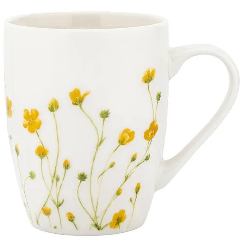 Altom Cană din porțelan Marigolds, 380 ml