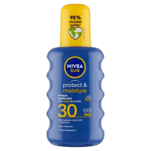 Nivea Spray hidratant pentru bronz OF-30 Sun (Protect & Moisture Sun Spray) 200 ml