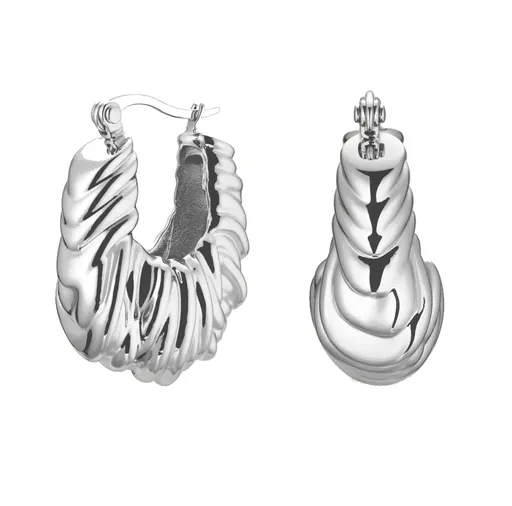 Rosefield Cercei ovali fashion din oțel Statement JESKS-J1055