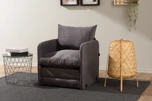 Fotoliu extensibil, Atelier del Sofa, 859FTN2880, Gri