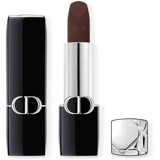 DIOR Rouge Dior ruj cu persistenta indelungata reincarcabil culoare 500 Nude Soul Velvet 3.5 g