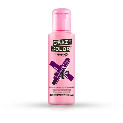 Vopsea Semi-permanenta AUBERGINE CRAZY COLOR - no.50 - 100 ml