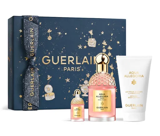 Guerlain Aqua Allegoria Forte Rosa Rossa - EDP 75 ml + loțiune de corp 75 ml + EDP 7,5 ml