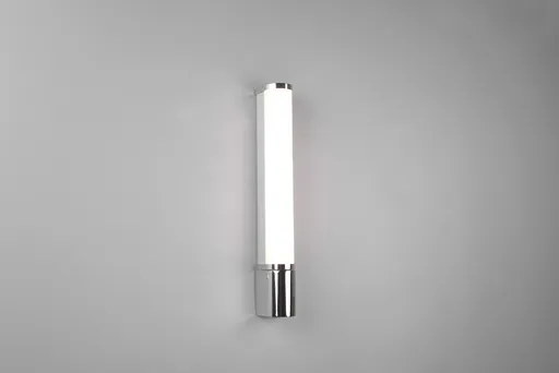 Aplica de perete Piera, TRIO, 41.5x5.5 cm, 8W, 1x SMD, plastic, argintiu/alb