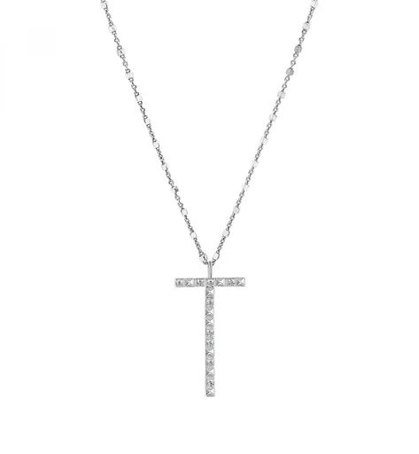 Rosato Colier din argint cu pandantiv T Cubica RZCU20 (lanț, pandantiv)