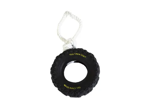 Jucărie anvelopă pe sfoară