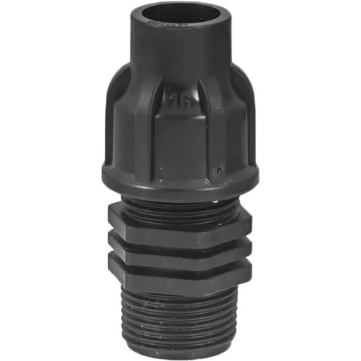 Racord Filet Exterior Pentru Tub De Picurare, Ldpe, Dimensiune 20x1" , Presiune 4 Bari