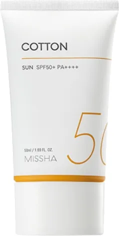 Missha Protecție solară SPF 50+ All Around Safe Block Cotton (Sun Cream) 50 ml