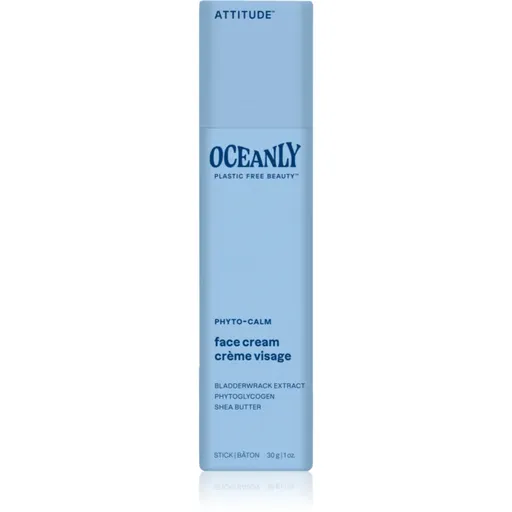Attitude Oceanly Face Cream cremă solidă cu efect de calmare pentru piele sensibilă 30 g