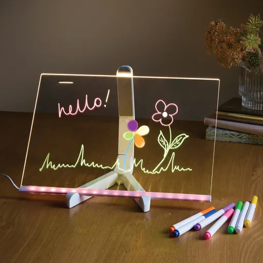 Tablă de scris cu LED-uri