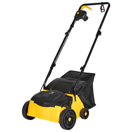 Scarificator aerator gazon 2-in-1, 1400W, sac 35 litri, latime lucru 32cm, reglaj central, Texas MPC 1400