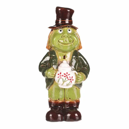 Decorațiuni de grădină Vodník stând, ceramică, 9 x9 x 24 cm, 24 cm