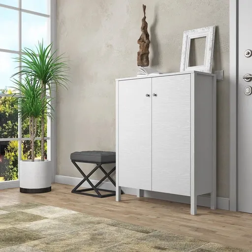 Pantofar, Hanah Home, FRN-10046, 90x118x35 cm, Maro/Alb