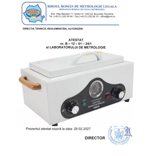 Pupinel Calibrat - Sterilizator Profesional - 300 Grade, Model KH-360C