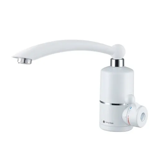 Robinet incalzire apa instant Crown CIHF-3000V, 3kW, 1.5-2 l/min, Montare blat, Control temperatura, Economic, Alb