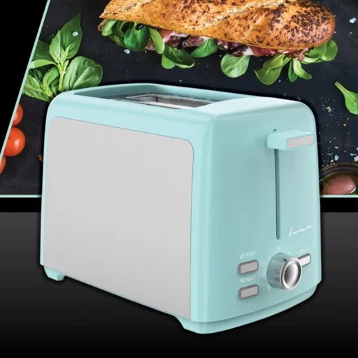 Prajitor de paine Fram, 800W, verde/argintiu