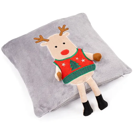 Față de pernă de Crăciun 4Home Xmas Reindeer,40 x 40 cm