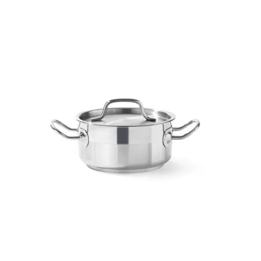 Cratita profesionala cu capac,capacitate 7,5 litri, inox, diametru exterior 28mm