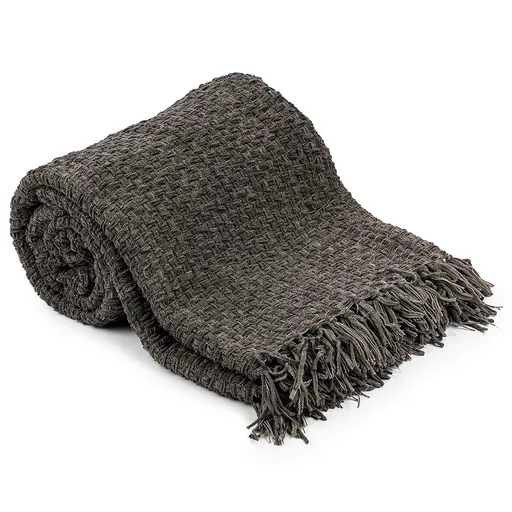 Pătură Arya gri închis, 150 x 200 cm, gri închis