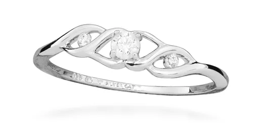 Silver Cat Inel de argint pentru femei cu zirconiu cubic SC570 58 mm