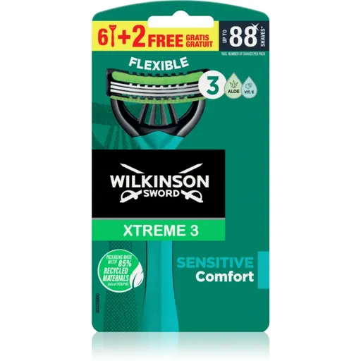 Wilkinson Sword Xtreme 3 Sensitive Comfort aparat de ras de unică folosință pentru barbati 8 buc